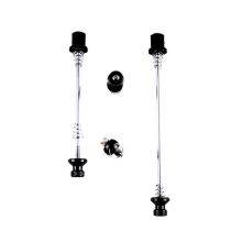 Blocage Rapide Antivol Optimiz Noir Roue Avant/Arrière/Tige de Selle avec Clé
