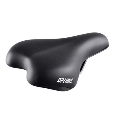 Selle Loisir Optimiz Confort Mixte Noir Rail Acier 238x146mm