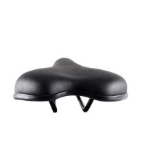 Selle Loisir Optimiz Confort Mixte Noir Rail Acier 251x283mm