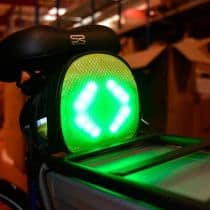 Sacoche de Selle Optimiz Signalisation Intégrée Indicateur de Direction + Télécommande