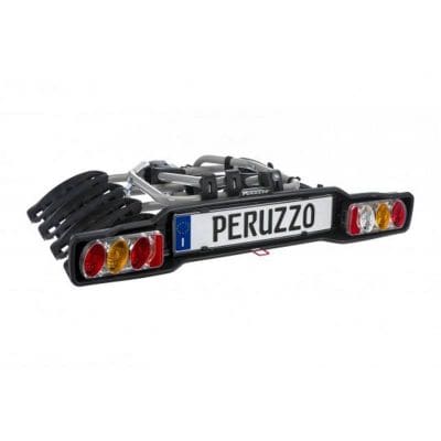 Porte-Vélo sur Attelage Plateforme Peruzzo Siena Inclinable Acier 4 Vélos