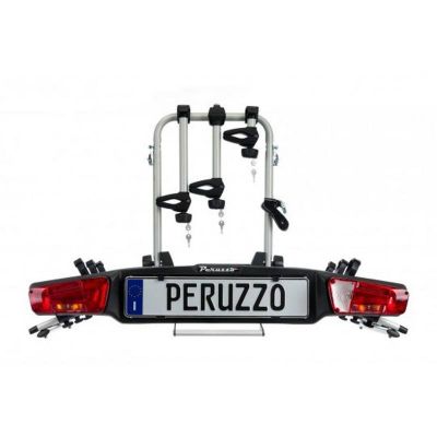 Porte-Vélo sur Attelage Plateforme Peruzzo Zéphyr Inclinable Acier 3 Vélos