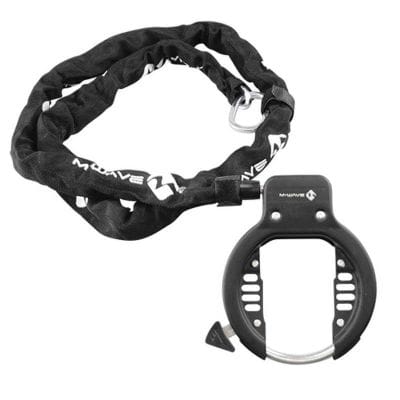 Antivol Vélo Fer à Cheval M-Wave Sélection CGN Ouverture 56mm + Chaîne 90 cm