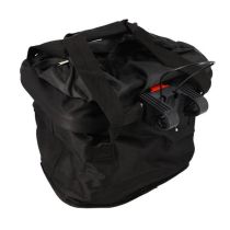 Panier Avant Sélection CGN à Clips Pliable Tissu avec Anse Noir Fixation Guidon Ø22/25,4mm