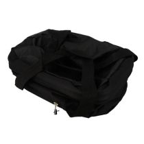 Panier Avant Sélection CGN à Clips Pliable Tissu avec Anse Noir Fixation Guidon Ø22/25,4mm