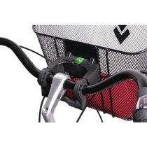Panier Avant Sélection CGN à Clips Acier Maille XXL Noir Fixation MTS3-E-Bike