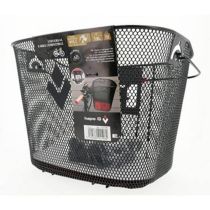 Panier Avant Sélection CGN à Clips Acier Maille XXL Noir Fixation MTS3-E-Bike