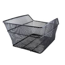 Panier Arrière Sélection CGN Acier Maille Noir Fixation sur Porte-Bagages Vis + Rail