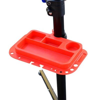 Pied d'Atelier Vélo Montage Pliable avec Tablette