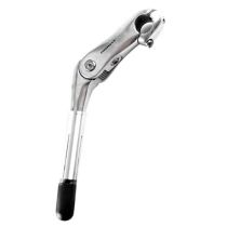 Potence Réglable Plongeur Ø 22,2/25,4 L110 Kalloy Alu Argent Ouvrable 0 à 50° Guidon 25,4