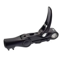 Potence Réglable Ahead Set 1''1/8 L110 Promax Alu Noir -10°/+60° Guidon Ø 25,4mm