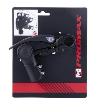 Potence Réglable Ahead Set 1''1/8 L110 Promax Alu Noir -10°/+60° Guidon Ø 25,4mm