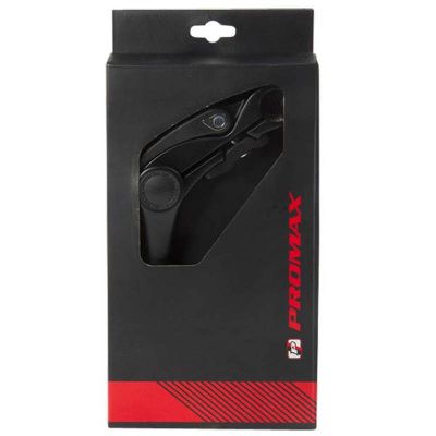 Potence Réglable Plongeur Ø 25,4 Promax Alu Noir Ouvrable 0 à 80° Guidon 25,4
