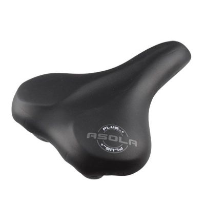 Selle Vélo Mixte Loisir Monte Grappa 6205 Asola Plus Noir