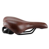 Selle Vélo Mixte Loisir Monte Grappa 6150 Solar Marron avec Poignée