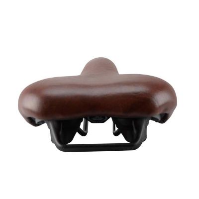 Selle Vélo Mixte Loisir Monte Grappa 6150 Solar Marron avec Poignée