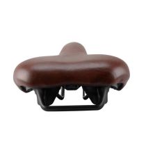 Selle Vélo Mixte Loisir Monte Grappa 6150 Solar Marron avec Poignée