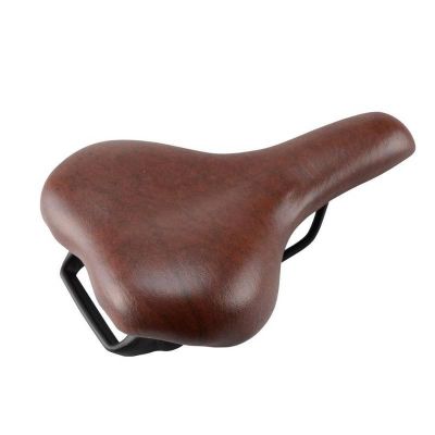 Selle Vélo Mixte Loisir Monte Grappa 6150 Solar Marron avec Poignée