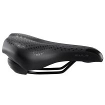Selle Vélo Mixte Loisir Monte Grappa 6300 Mula Noir Elastomère