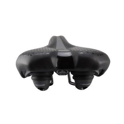 Selle Vélo Mixte Loisir Monte Grappa 6300 Mula Noir Elastomère
