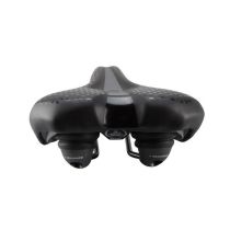 Selle Vélo Mixte Loisir Monte Grappa 6300 Mula Noir Elastomère