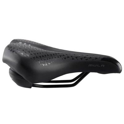 Selle Vélo Mixte Loisir Monte Grappa 6300 Mula Noir Elastomère