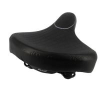Selle Vélo Mixte Loisir Monte Grappa Horse Large Noir avec Ressorts