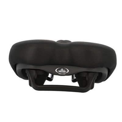 Selle Vélo Mixte Loisir Monte Grappa 6100 Ateka Noir avec Poignée