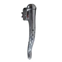 Leviers de Frein Vélo Route Alu Perforé Argent