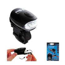 Phare Avant Vélo SS Pile M-Wave 3 LED 3 Fonctions Dynamo Manuelle