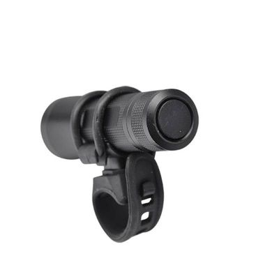 Phare Avant Vélo à Pile Torche 200 Lumen Alu Noir Fixation Cintre / Fourche