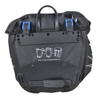 Sacoches Vélo Avant ou Arrière Porte-Bagages Canada Noir 100% Etanche 2X12.5L