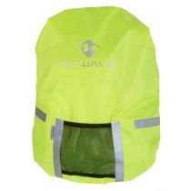 Housse de Protection Sac à Dos M-WAVE Fluo avec Poche Rangement