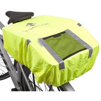 Housse de Protection Sac à Dos M-WAVE Fluo avec Poche Rangement