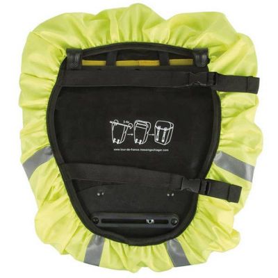 Housse de Protection Sac à Dos M-WAVE Fluo avec Poche Rangement