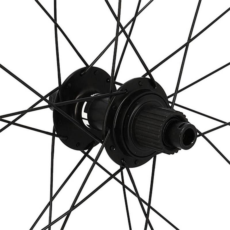 Roue Arrière VTT 29" Shimano K7 Jante Noire MT500 Centerlock 12V