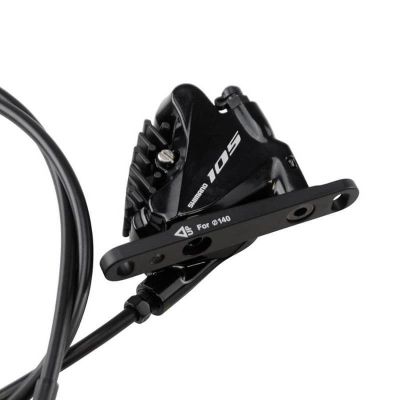 Frein à Disque Avant Hydraulique Shimano 105 R7020 Noir Flat Mount