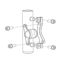 Adaptateur Frein Disque PM/IS Avant 180mm Shimano