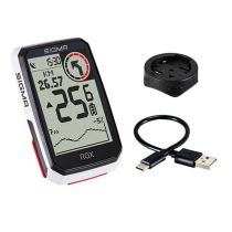 Compteur de Vélo sans Fil/GPS Sigma ROX 4.0 30 Fonctions Blanc + Cardio