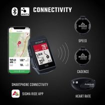 Compteur de Vélo sans Fil/GPS Sigma ROX 11.1 Evo 150 Fonctions Blanc + Cardio