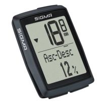 Compteur de Vélo sans Fil Sigma BC 14.0 WL STS CAD 14 Fonctions Noir