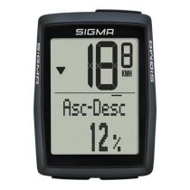 Compteur de Vélo sans Fil Sigma BC 14.0 WL STS CAD 14 Fonctions Noir
