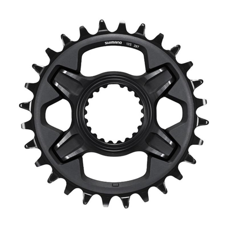 PLATEAU VTT MONO DIRECT MOUNT 28DTS NOIR MAT SHIMANO ORIGINE DEORE XT M8100 12V.