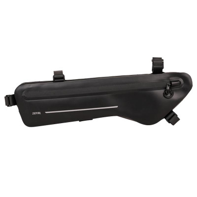 SACOCHE VELO CADRE GRAVEL ZEFAL Z ADVENTURE C4 NOIR 4.2L FERMETURE ETANCHE (500X140X65MM)
