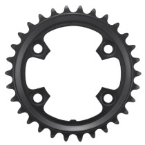 PLATEAU GRAVEL DOUBLE DIAM 80 INTER 30DTS NOIR SHIMANO GRX600 4 BRANCHES 11/10V.