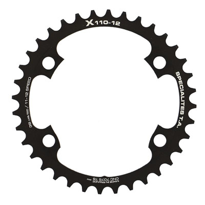PLATEAU ROUTE DIAM 110 INTER 36DTS NOIR X110 (COMP.SHIM 9200/8100/7100) TA 12V. 4 BRANCHES