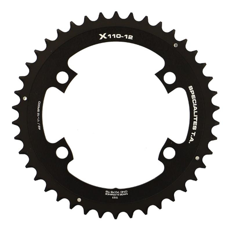 PLATEAU ROUTE DIAM 110 EXTER 42DTS NOIR X110 (COMP.SHIM 9200/8100/7100) TA 12V. 4 BRANCHES