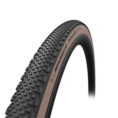 PNEU GRAVEL 700X35C TS MICHELIN POWER GRAVEL CLASSIC TLR NOIR/BEIGE (35-622)