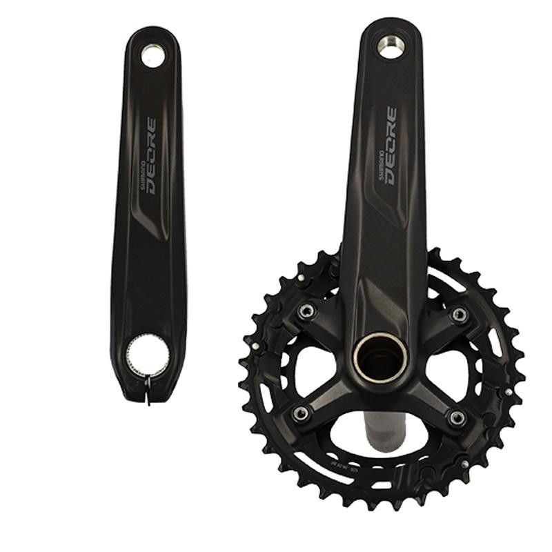 PEDALIER VTT DOUBLE 36-26D L170 ALU SHIMANO DEORE M4100 10V.