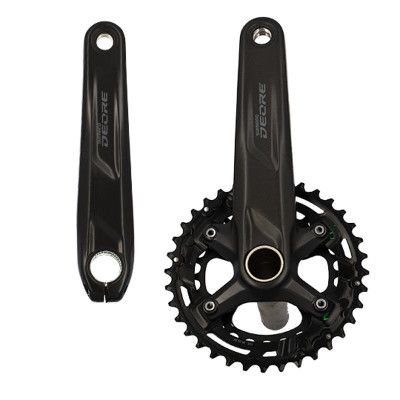 PEDALIER VTT DOUBLE 36-26D L175 ALU SHIMANO DEORE M4100 10V.